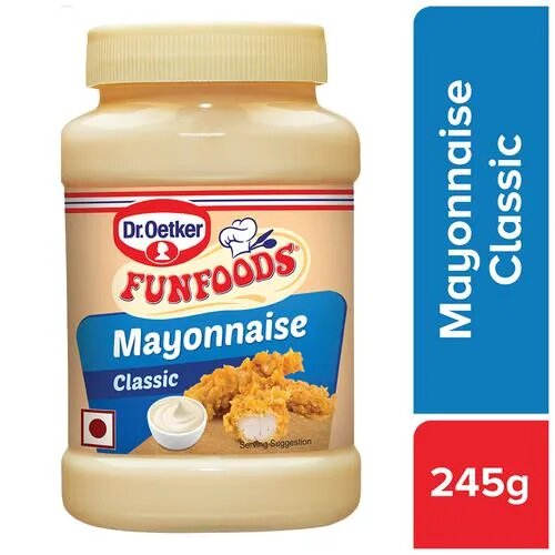 Buy Funfoods Mayonnaise Classic -245 gm at Omegafoods.in