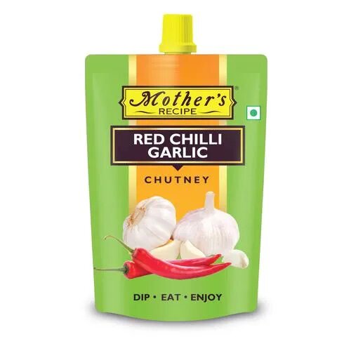 Mothers Receipe Red Chilli Garlic Chutney - 200 Gm