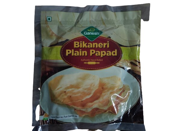 Ganesh Bikaneri Plain Papad -200 Gm